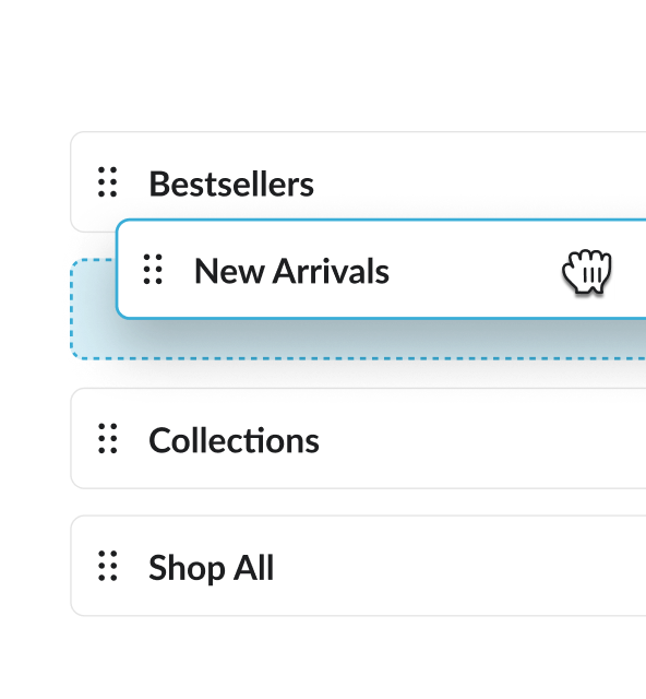 No-code, drag & drop